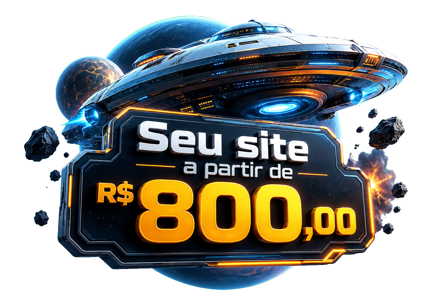 Seu site a partir de R$ 800