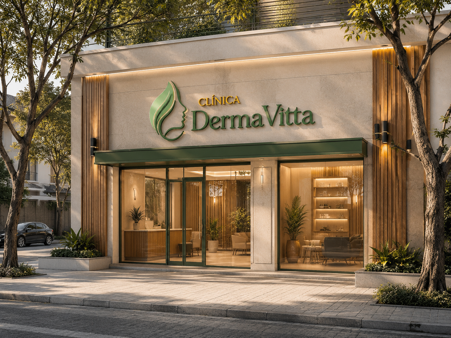 Fachada da Clínica DermaVitta